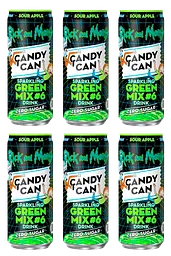 Газований напій Candy Can Rick and Morty Green Mix Apple 330 мл - мініатюра 4