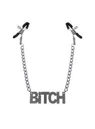 Bitch, Feral Feelings - Nipple clamps Bitch - Затискачі для сосків, сріблясті - мініатюра 2