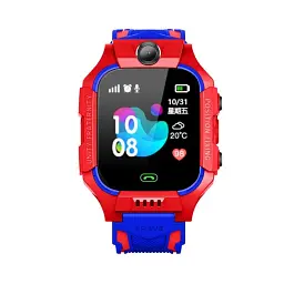 Дитячі розумні смарт годинник Q19 з камерою прослуховуванням Sim-картою Red Blue (16111) - мініатюра 4
