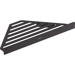 Поличка кутова Hansgrohe AddStoris 14.8 х14.8 x 30.5 см Matt Black 41741670, Чорний матовий