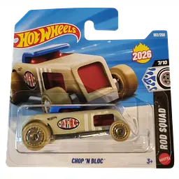 Базова машинка Hot Wheels Rod Squad Chop 'N Bloc бежева (5785) JJH60-N521 