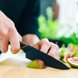 Кухонний ніж Fiskars Deba Edge кухарський азіатський 12 см Black (1003096) - мініатюра 3