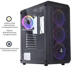 Корпус QUBE SHADOW Black (SHADOW_FCNU3) Без БП - мініатюра 8