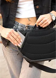 Велика жіноча поясна сумка бананка для планшета Sambag 38х21 см sum0027230 - мініатюра 11