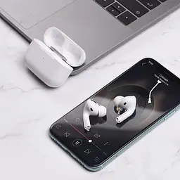 Навушники Hoco EW05 Plus ANC Stereo Bluetooth Headset (White) [66495] - мініатюра 6