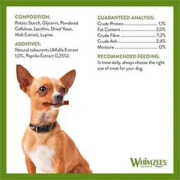 Натуральні ласощі для зубів собак WHIMZEES Dental Treats Stix S 150 шт. - мініатюра 4