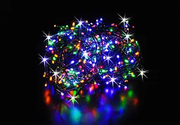 Гірлянда Leds Flash з іскрою 100 led Multi - мініатюра 2