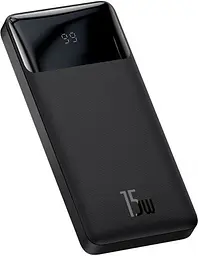 Портативна батарея Baseus Bipow Digital Display Power Bank 10000mAh 15W Black - мініатюра 2