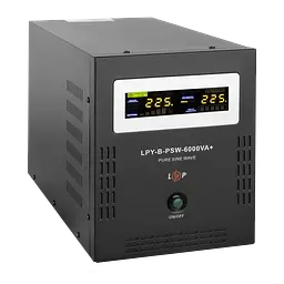 ДБЖ з правильною синусоїдою 48V LPY-B-PSW-6000VA+(4200Вт)10A/20A - мініатюра 3