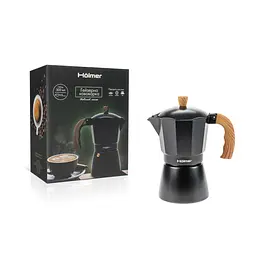 Гейзерна кавоварка Holmer CF-0300-BW Natural 300 мл чорна (CF-0300-BW Natural) - мініатюра 6