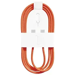 Дата кабель USB-C to USB-C FineWoven iP17 for Apple (AAA) (1m) (box) Orange - мініатюра 2