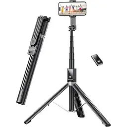 ANXRE 60-дюймовий штатив для телефону Selfie Stick з пультом дистанційного керування, портативний штатив для мобільного телефону