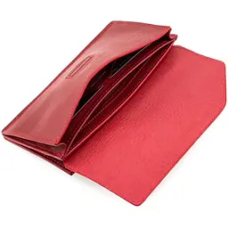Портмоне жіноче шкіряне Elegante червоне GRANDE PELLE 20х11х2 см acs0032205 - мініатюра 2