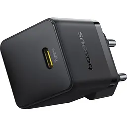 Мережевий зарядний пристрій Baseus Palm Fast Charger 20W + Cable USB-C to Lightning 20W 1m Black (E0116401) [168065] - мініатюра 3