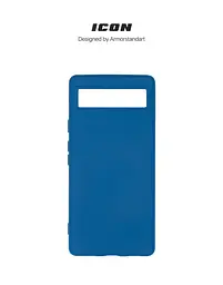 Чехол ArmorStandart ICON для Google Pixel 6a Dark Blue (ARM70908) - мініатюра 3