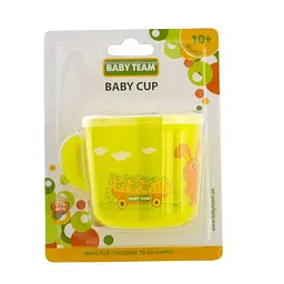 Дитяча чашка з ручкою "прозора" Baby Team 6007CH(Yellow) 200 мл
