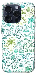 TPU чохол Demsky Dino pattern для Apple iPhone 15 Pro (6.1")