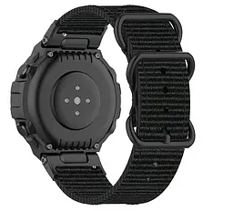 Нейлоновий ремінець Primo Traveller для годинника Xiaomi Amazfit T-Rex (A1918)/T-Rex Pro (A2013) Black - мініатюра 3