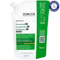Дерматологічний шампунь Vichy Dercos Anti-Pelliculaire Anti-Dandruff Проти лупи для сухого волосся 500 мл - мініатюра 2