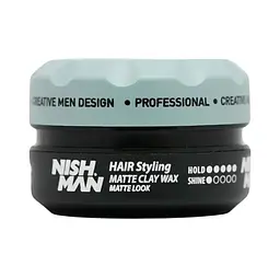 Глина матова для укладання волосся Nishman Matte Clay M10 150 мл