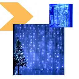 Гірлянда XPRO LED Водоспад 3х2 м, 320 синіх світлодіодів (47666-7603_347) - мініатюра 3