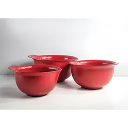 Набір мисок для змішування KitchenAid Universal, 3 шт, 2,4/3,3/4,3 л, червоний (KQG175OSERE) - мініатюра 2