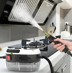 Пароочисник для прибирання Steam Cleaner 2500 Вт (1200 мл) з насадками та шлангом 2.2 м парогенератор для меблів, кухні, ванної та авто - мініатюра 8