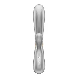 Вібратор Satisfyer Hot Lover сірий зі зігрівом і додатком - мініатюра 3