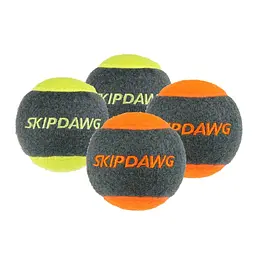 Іграшка для Собак Тенісний М'яч з пищалки SKIPDAWG 4 шт 6,4 см - мініатюра 4
