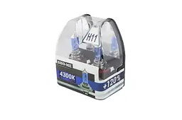 Комплект галогенових ламп Sho-Me H11 4300K +120 (2 шт) - мініатюра 3