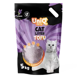 Біорозкладний наповнювач для котячих туалетів UniQ PETS Cat Litter Tofu Lavender 5 кг