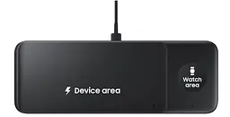 Бездротовий зарядний пристрій Samsung Wireless Charger 3 Slots (EP-P6300TBRGRU) чорний - мініатюра 2