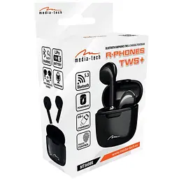 Навушники TWS Media-Tech R-PHONES, BT 5.3, Чорний - мініатюра 7