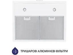 Витяжка Minola HK 6212 WH 700 LED - мініатюра 5