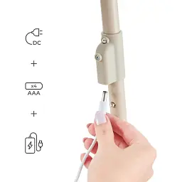 Крісло-гойдалка Kinderkraft Swingee Beige (KBSWIN00BEG0000) - мініатюра 6