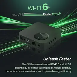 Смарт ТВ приставка Smart TV Box Android 12 RockTek GX-1 4/32GB - мініатюра 6