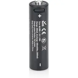 Акумулятор AA Soshine 1.5V 2330 mAh 3500 mWh з Type-C зарядкою / Батарейка акумуляторна (18874) - мініатюра 3