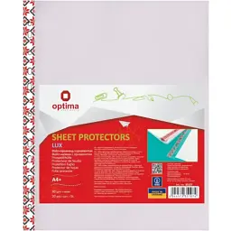 Файл Optima А4+ 40 мкм глянсових з кольоровим орнаментом, 20 штук (O35107)