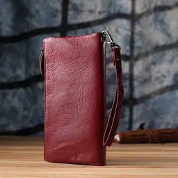 Шкіряний гаманець на три відділення для жінок ST Leather 20,5х10,5х3 см acs0029659 - мініатюра 10