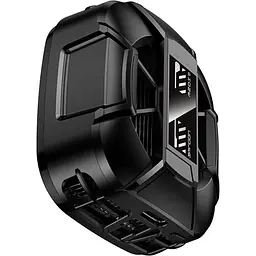 Кулер для смартфона Hoco GA5 LED Black [164236] - мініатюра 2