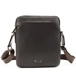 Чоловіча шкіряна сумка через плече коричнева Tiding Bag SM8-9686-4C - мініатюра 3