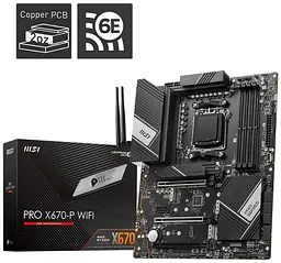 Материнська плата MSI PRO X670-P WIFI (PRO X670-P WIFI) (Socket AM5, AMD X670, ATX) Б/в - мініатюра 5
