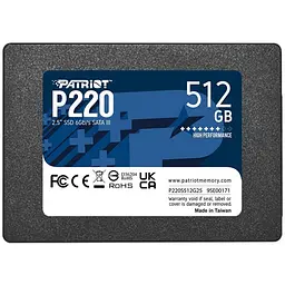 SSD накопичувач PATRIOT P220 512 GB (P220S512G25)