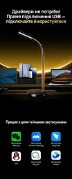 Настільна вебкамера з вбудованим всеспрямованим мікрофоном UGREEN CM826 (55512) - мініатюра 15