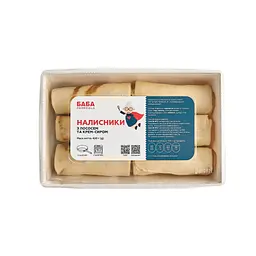 Блинчики ТМ БАБА PEREDALA с лососем и крем-сыром 
