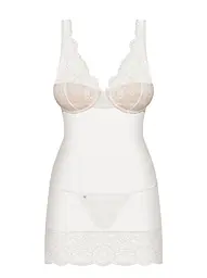 Сексуальний комплект Obsessive 853 L/XL білий - мініатюра 5