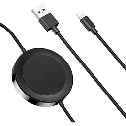 Бездротовий зарядний пристрій Baseus iP Cable Wireless Charger Black