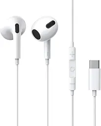 Навушники TWS Baseus Encok Wired C17 Type-C White