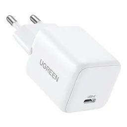 Зарядний пристрій Ugreen USB-C PD 20 Вт GaN X512 білий (55554) - мініатюра 6