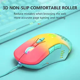 Комп'ютерна мишка Onikuma дротова C12 6400 DPI ігрова для ПК і ноутбука 7 кнопок RGB підсвітка - мініатюра 4